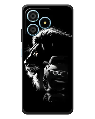 Чехол для Blackview Wave 9C с картинкой «BMW и лев» Чехол для Blackview Wave 9C с картинкой «BMW и лев»