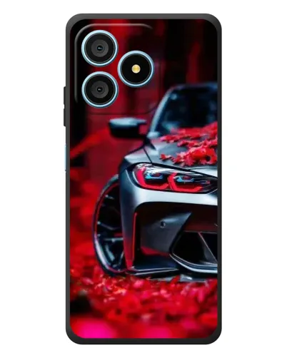 Чехол для Blackview Wave 9C с картинкой «Спортивная BMW и цветы» Чехол для Blackview Wave 9C с картинкой «Спортивная BMW и цветы»