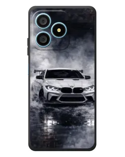 Чехол для Blackview Wave 9C с картинкой «BMW сквозь туман»