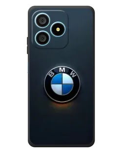 Чехол для Blackview Wave 9C с картинкой «Логотип BMW — минимализм»