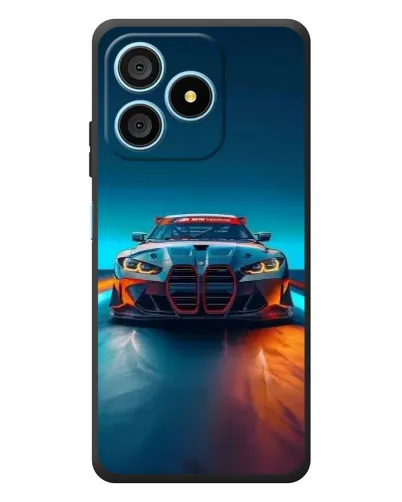 Чехол для Blackview Wave 9C с картинкой «BMW — огни неона» Чехол для Blackview Wave 9C с картинкой «BMW — огни неона»