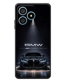 Чохол для Blackview Wave 9C з картинкою «BMW крізь нічне місто»