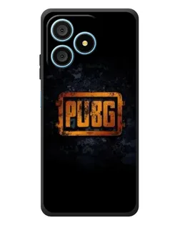 Чохол для Blackview Wave 9C з картинкою «PUBG — золотий логотип»