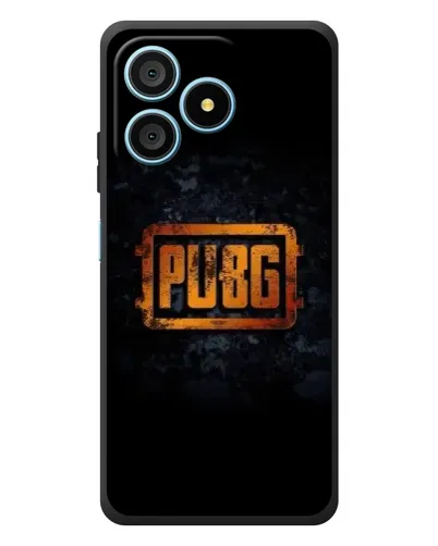 Чехол для Blackview Wave 9C с картинкой «PUBG — золотой логотип»