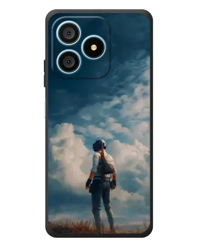Чехол для Blackview Wave 9C с картинкой «Герой PUBG на скале»