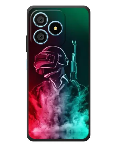 Чехол для Blackview Wave 9C с картинкой «PUBG — огненный воин»