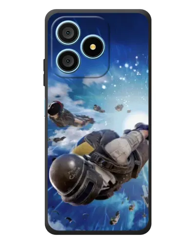 Чехол для Blackview Wave 9C с картинкой «Десант PUBG — прыжок»