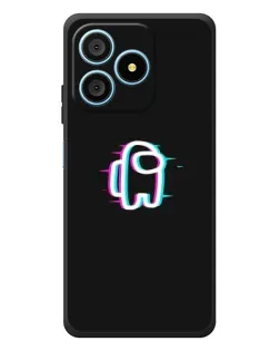 Чехол для Blackview Wave 9C с картинкой «Among Us неон»