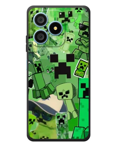 Чехол для Blackview Wave 9C с картинкой «Криперы Minecraft» Чехол для Blackview Wave 9C с картинкой «Криперы Minecraft»