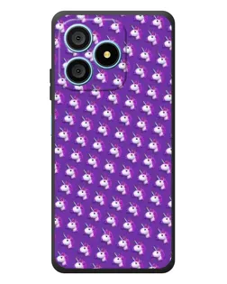 Чехол для Blackview Wave 9C с картинкой «Единороги на фиолетовом»