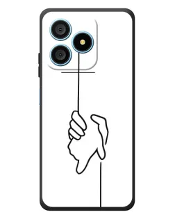 Чохол для Blackview Wave 9C з картинкою «Рука тримає»