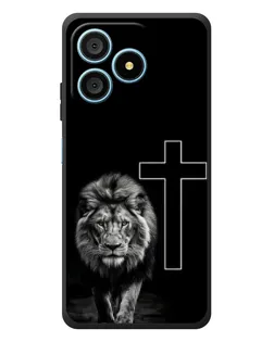 Чохол для Blackview Wave 9C з картинкою «Лев та Хрест»