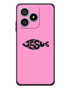 Чохол для Blackview Wave 9C з картинкою «Рожевий символ Jesus»