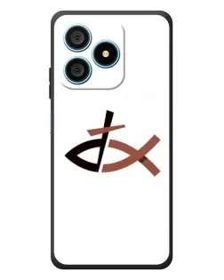 Чохол для Blackview Wave 9C з картинкою «Риба та хрест»