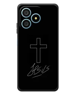 Чехол для Blackview Wave 9C с картинкой «Графический крест Jesus»