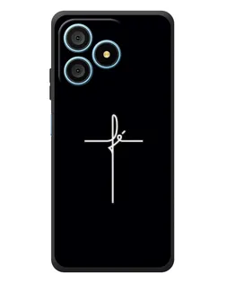 Чехол для Blackview Wave 9C с картинкой «Тонкий крест»