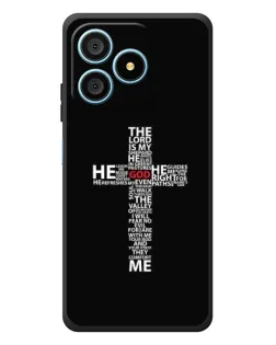 Чехол для Blackview Wave 9C с картинкой «Текстовый крест»