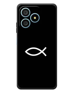 Чехол для Blackview Wave 9C с картинкой «Символ рыбы Jesus»