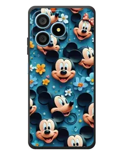 Чехол для Blackview Wave 9C с картинкой «Паттерн Микки и Минни»