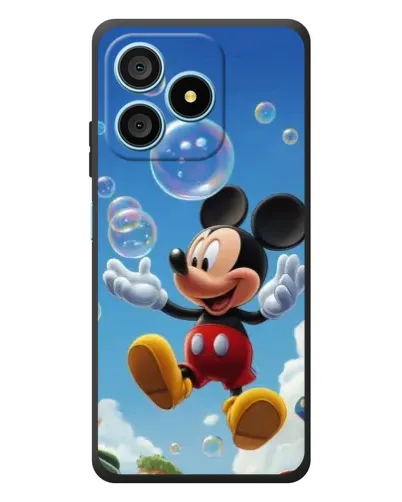 Чехол для Blackview Wave 9C с картинкой «Mickey и мыльные пузыри»