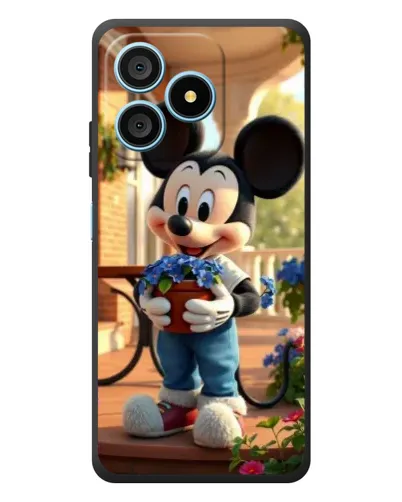 Чехол для Blackview Wave 9C с картинкой «Микки садовод»