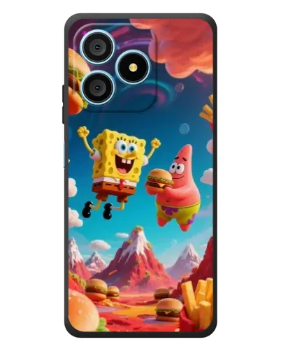 Чехол для Blackview Wave 9C с картинкой «Космический фастфуд»