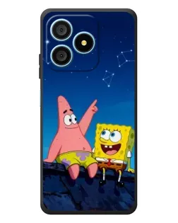 Чехол для Blackview Wave 9C с картинкой «Губка Боб и Патрик ночью» Чехол для Blackview Wave 9C с картинкой «Губка Боб и Патрик ночью»