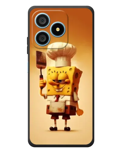 Чехол для Blackview Wave 9C с картинкой «Губка Боб повар»