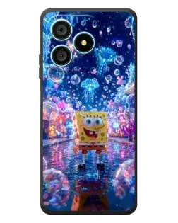 Чехол для Blackview Wave 9C с картинкой «Неоновый океан»