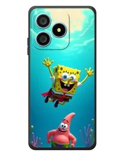 Чехол для Blackview Wave 9C с картинкой «Спанч Боб под водой»