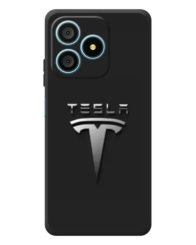 Чехол для Blackview Wave 9C с картинкой «Стальной логотип Tesla» Чехол для Blackview Wave 9C с картинкой «Стальной логотип Tesla»