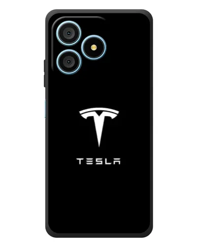Чехол для Blackview Wave 9C с картинкой «Tesla White Logo» Чехол для Blackview Wave 9C с картинкой «Tesla White Logo»