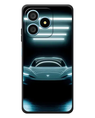 Чехол для Blackview Wave 9C с картинкой «Tesla в неоне» Чехол для Blackview Wave 9C с картинкой «Tesla в неоне»