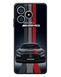 Чохол для Blackview Wave 9C з картинкою «Mercedes — білий карбон»