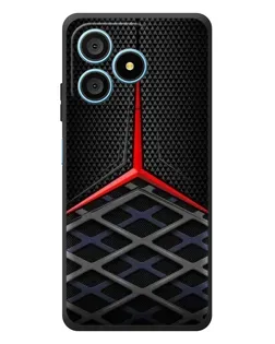 Чехол для Blackview Wave 9C с картинкой «Mercedes Carbon Grid»