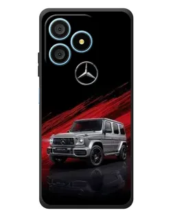 Чехол для Blackview Wave 9C с картинкой «Mercedes G-Class красный»
