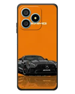 Чехол для Blackview Wave 9C с картинкой «Оранжевый Mercedes AMG»