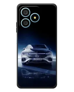 Чехол для Blackview Wave 9C с картинкой «Ночной Mercedes EQ»