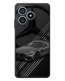 Чехол для Blackview Wave 9C с картинкой «Mercedes AMG — графика»