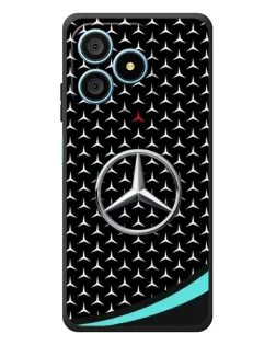 Чехол для Blackview Wave 9C с картинкой «Mercedes — бирюзовый акцент»