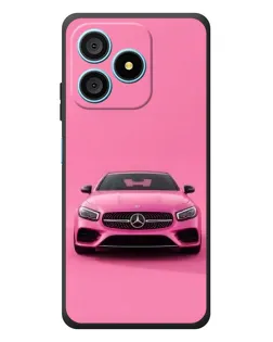 Чехол для Blackview Wave 9C с картинкой «Розовый Mercedes AMG»
