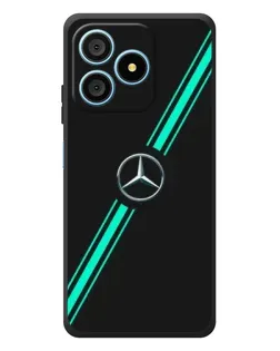 Чехол для Blackview Wave 9C с картинкой «Спортивные линии Mercedes»