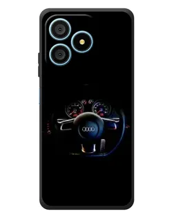 Чохол для Blackview Wave 9C з картинкою «Салон Audi — кермо»