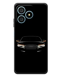 Чехол для Blackview Wave 9C с картинкой «Audi — ночной контур»