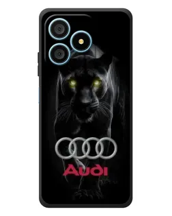 Чехол для Blackview Wave 9C с картинкой «Пантера и Audi»