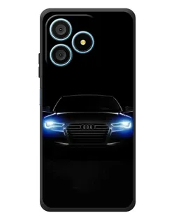 Чехол для Blackview Wave 9C с картинкой «Audi в неоне»