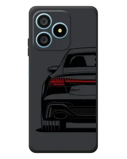 Чехол для Blackview Wave 9C с картинкой «Задняя часть Audi — арт»
