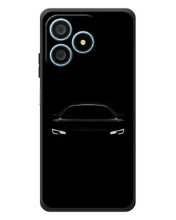 Чехол для Blackview Wave 9C с картинкой «Взгляд Audi в темноте»