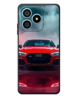Чехол для Blackview Wave 9C с картинкой «Audi RS — красный стиль»