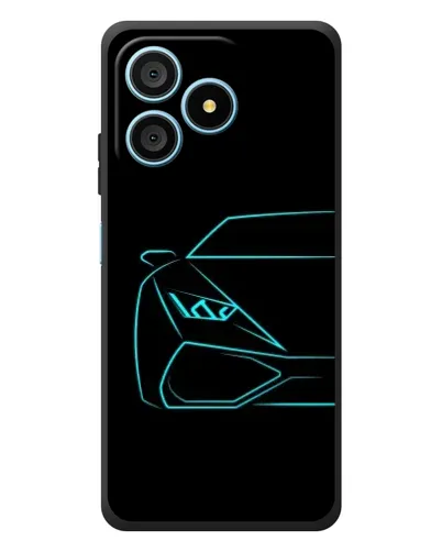 Чехол для Blackview Wave 9C с картинкой «Голубой силуэт Lamborghini» Чехол для Blackview Wave 9C с картинкой «Голубой силуэт Lamborghini»